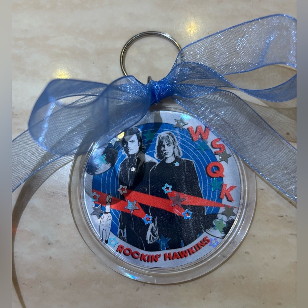 NWT Handmade Stranger Things Keychain.